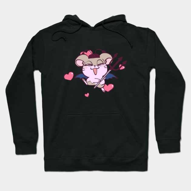 hamham heartbreak spat with hearts Hoodie by mudwizard